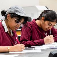 MSO 2025 students taking a test event